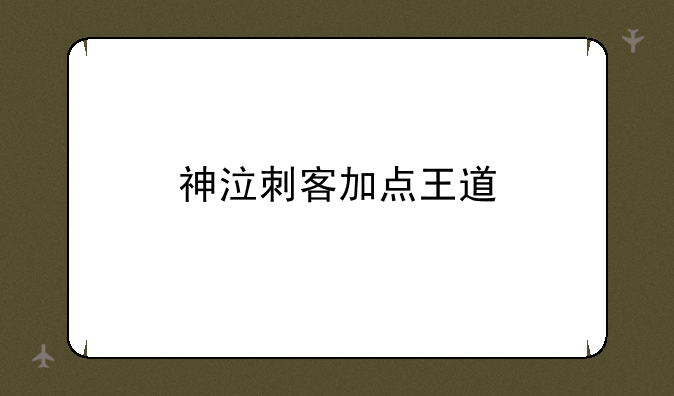 神泣刺客加点王道