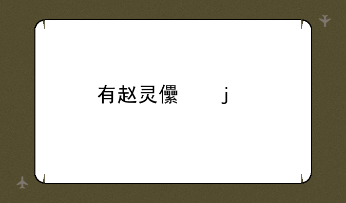 有赵灵儿的手游