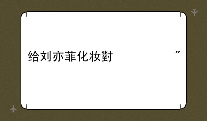 给刘亦菲化妆小游戏