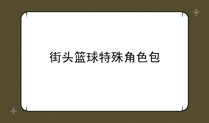 街头篮球特殊角色包