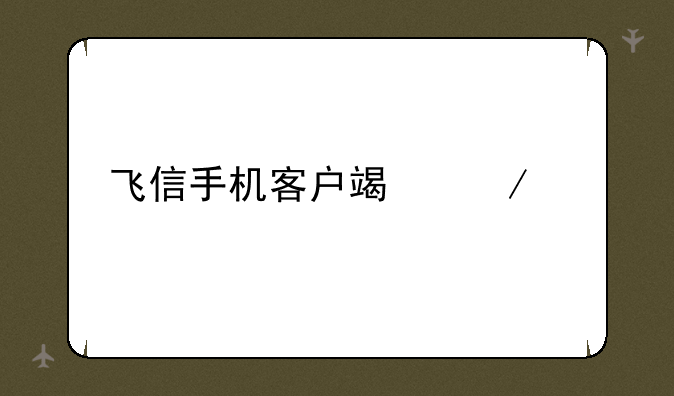 飞信手机客户端下载