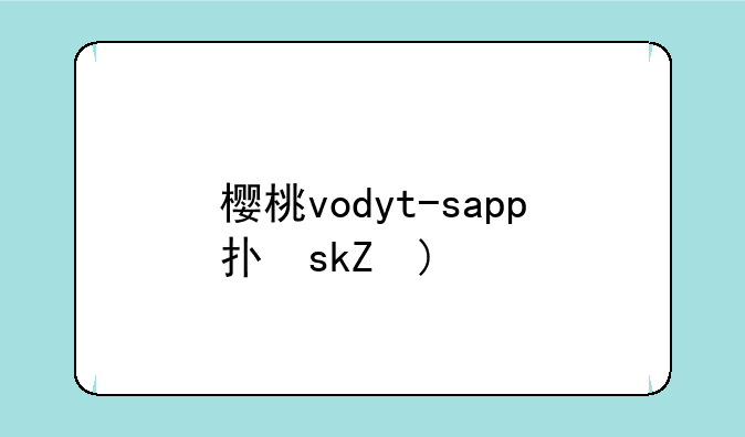 樱桃vodyt-sapp打不开
